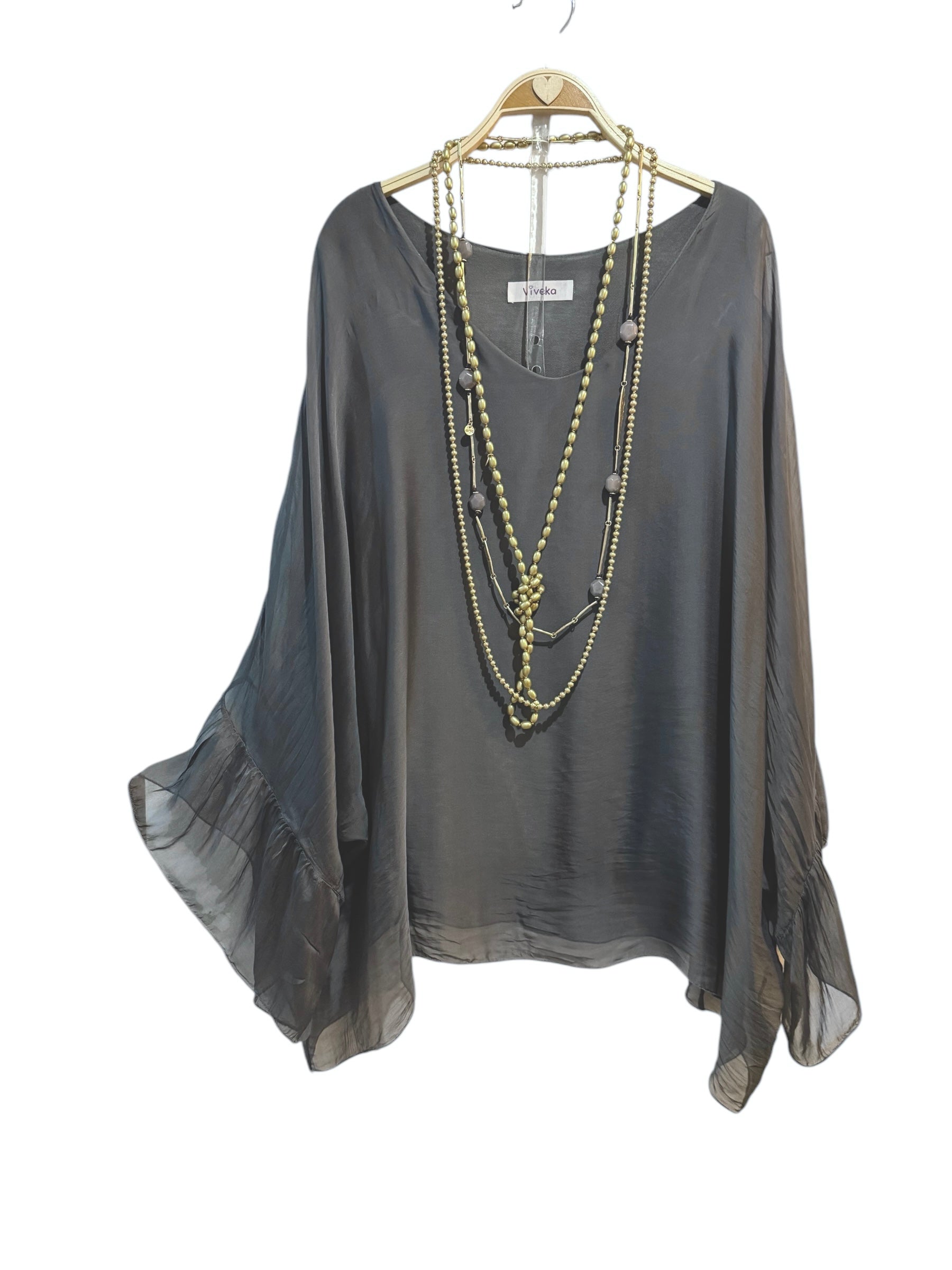 Blusa "Anna" gris