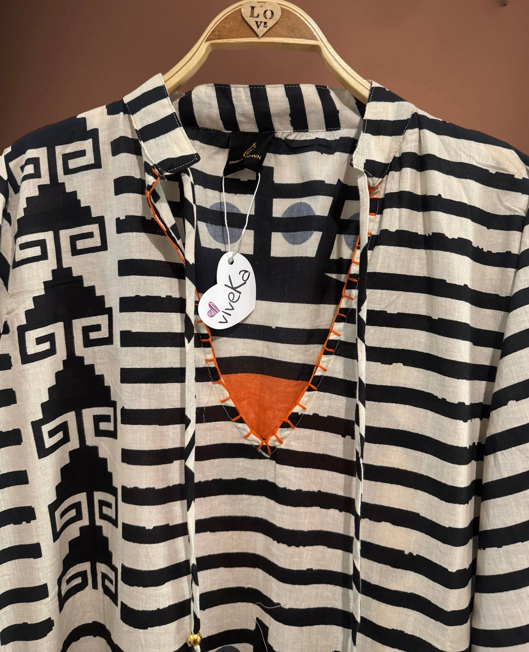 Vestido "Binibeca" manga larga ojo