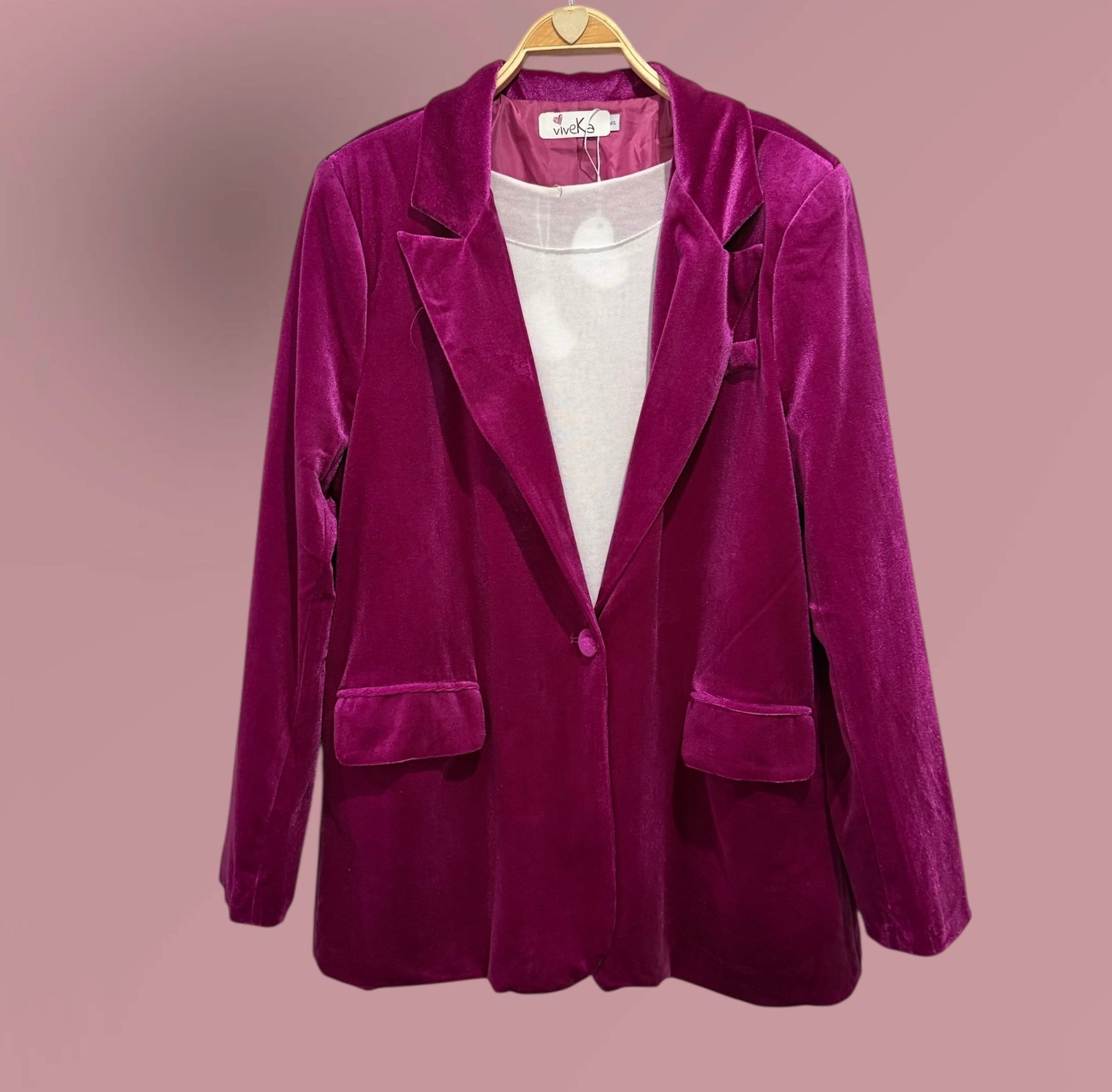 Blazer "Giulietta" buganvilla