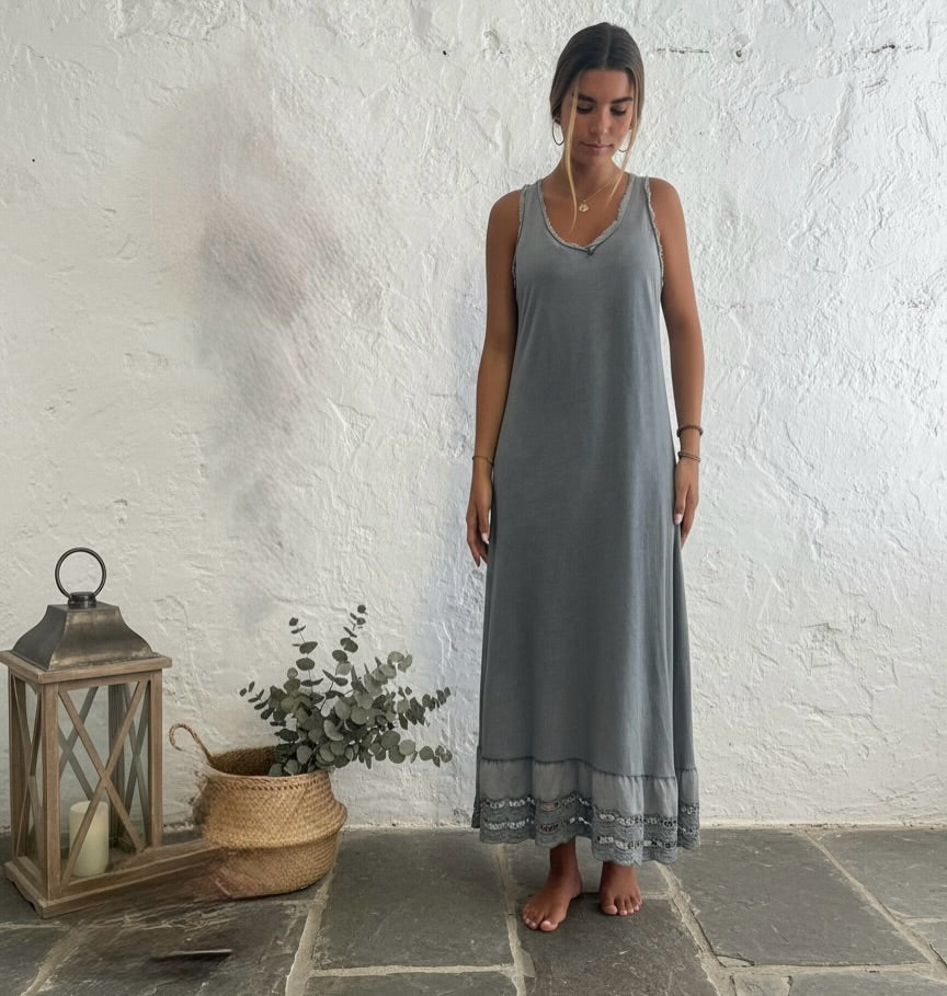 Vestido "Carola" gris