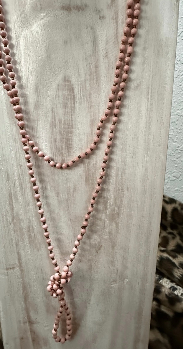 Collar "Triana" rosa nude