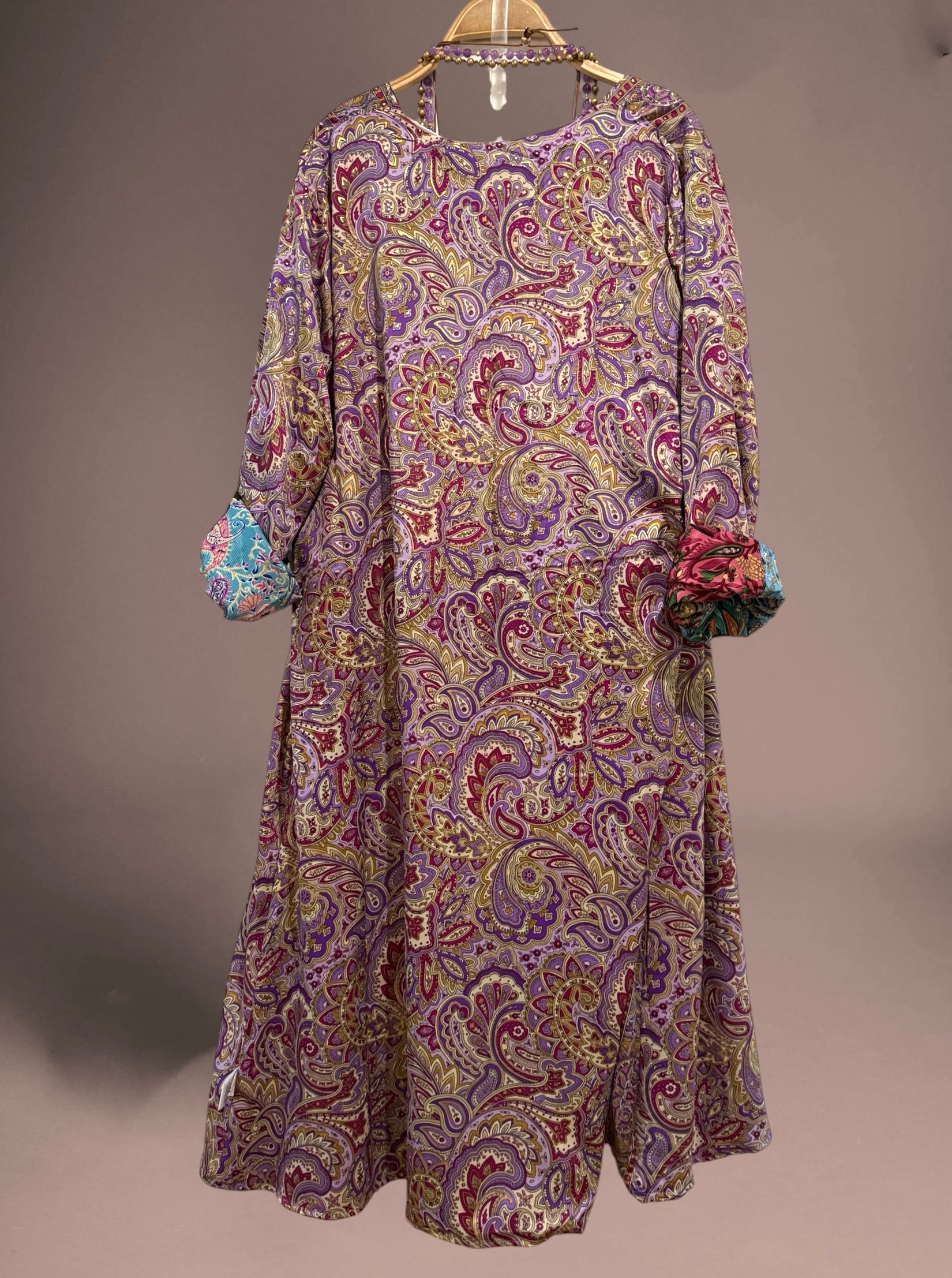 Kimono "Shira Malva y Magenta"