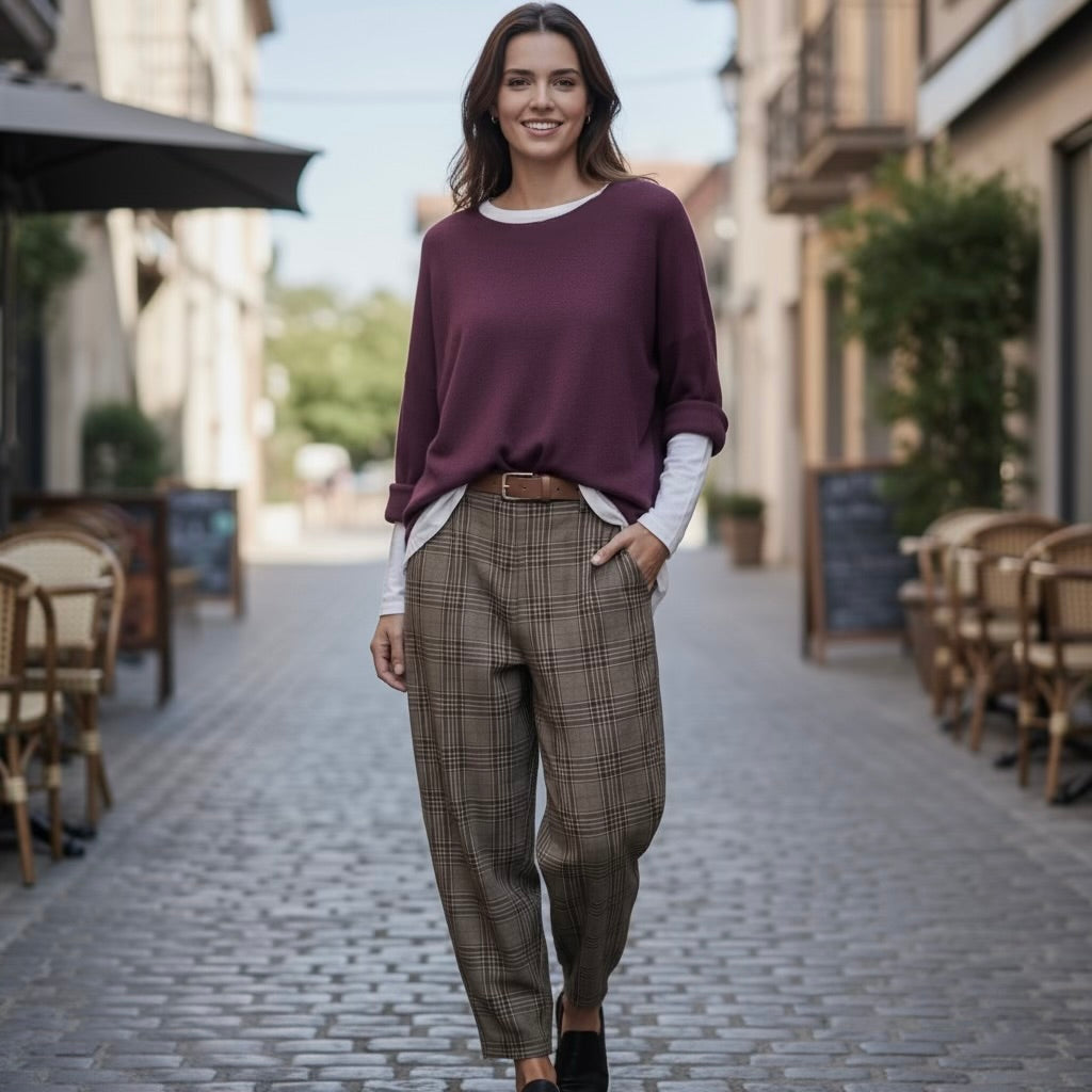 Jersey "Gemma" berenjena