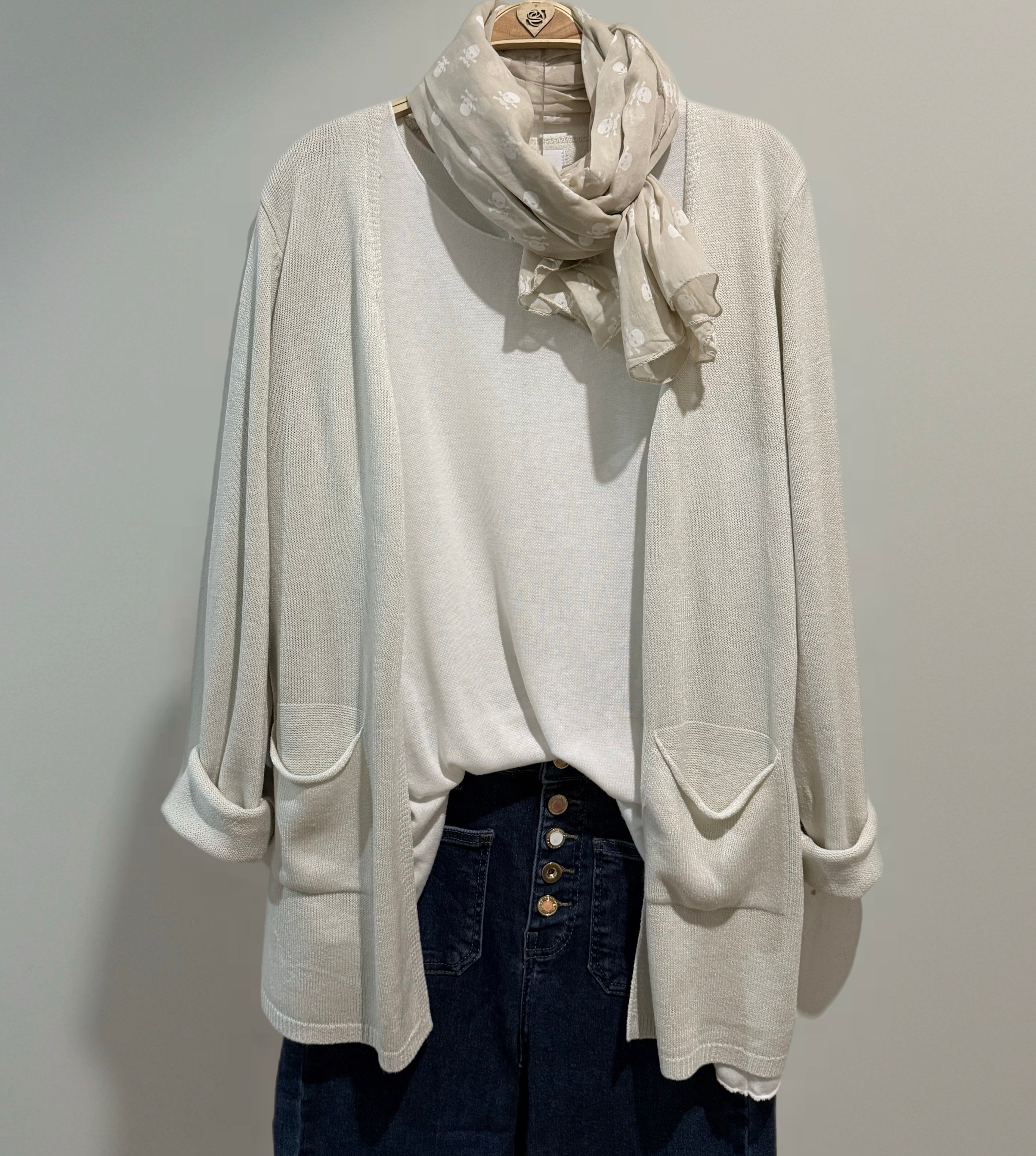 Chaqueta "Cósima" marfil