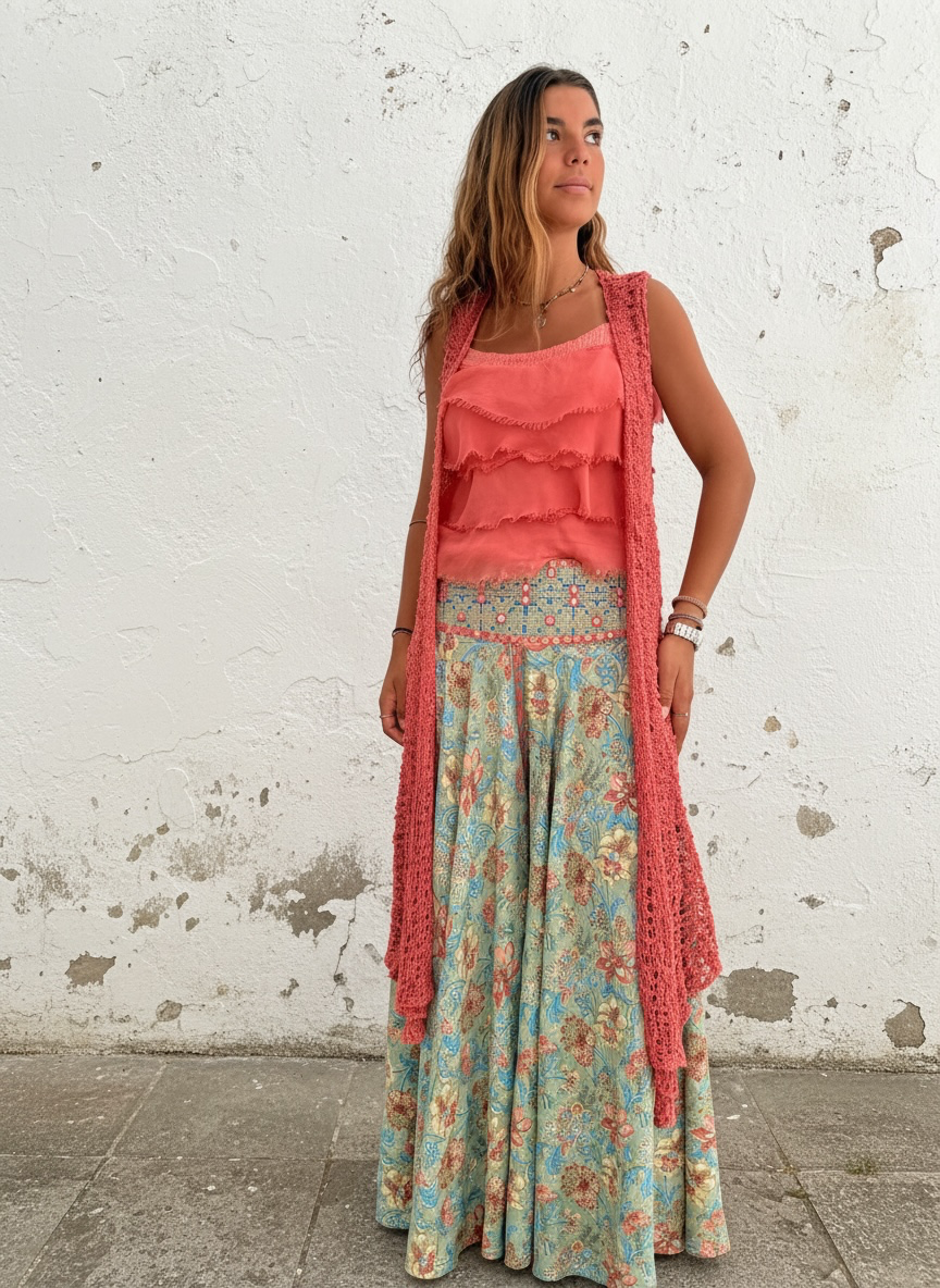Top "Sevilla" coral