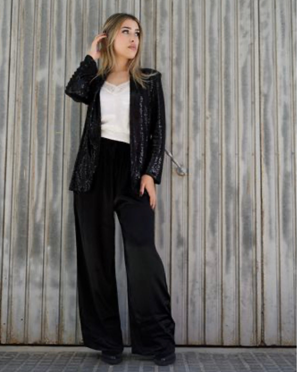 Blazer "Veneris" negro