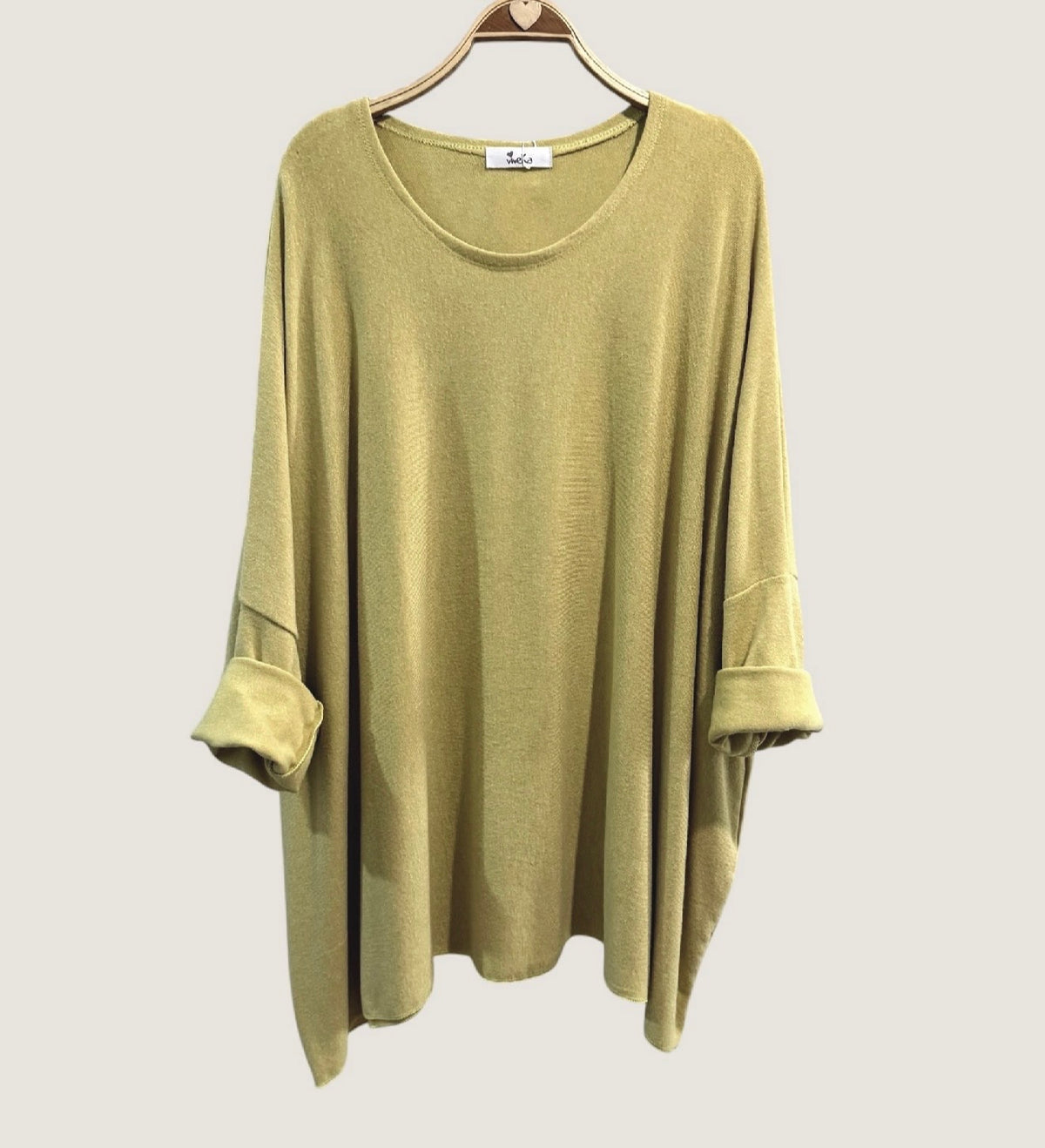 Jersey "Over Plus" amarillo claro