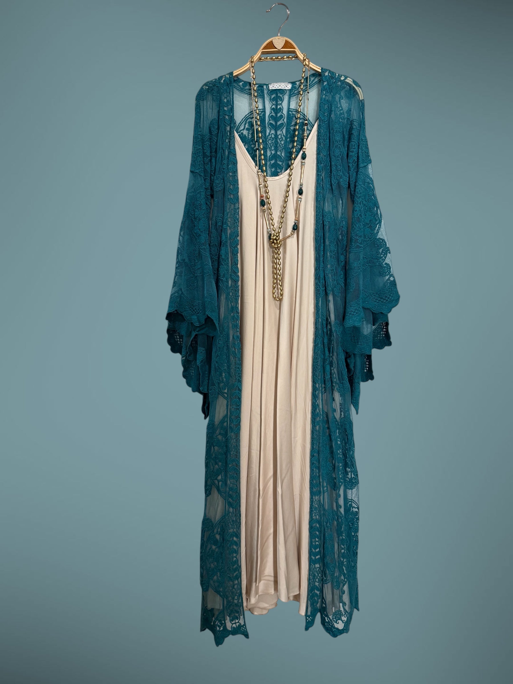 Kaftan "Love Story"azul bondi