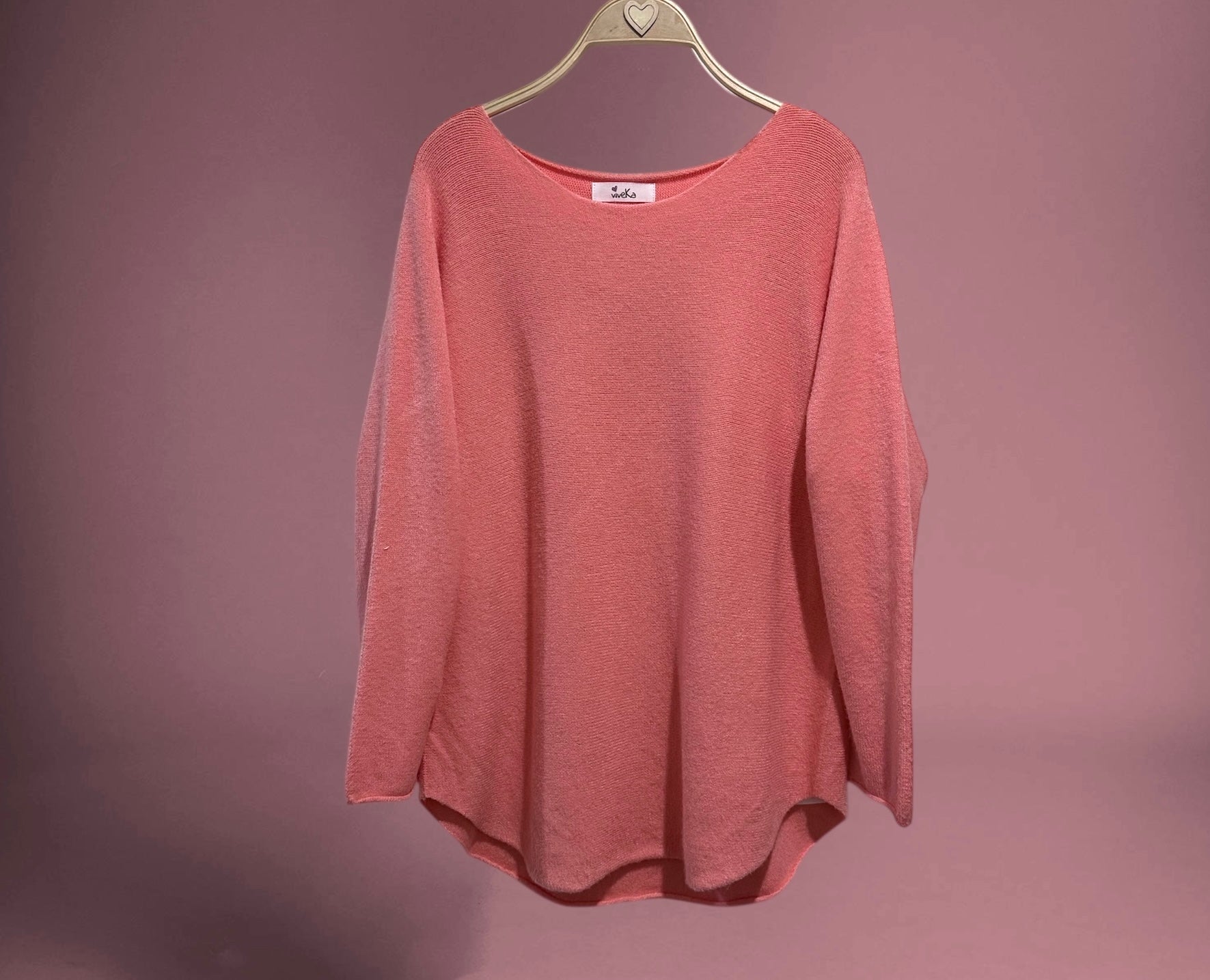 Jersey "Gemma" light coral