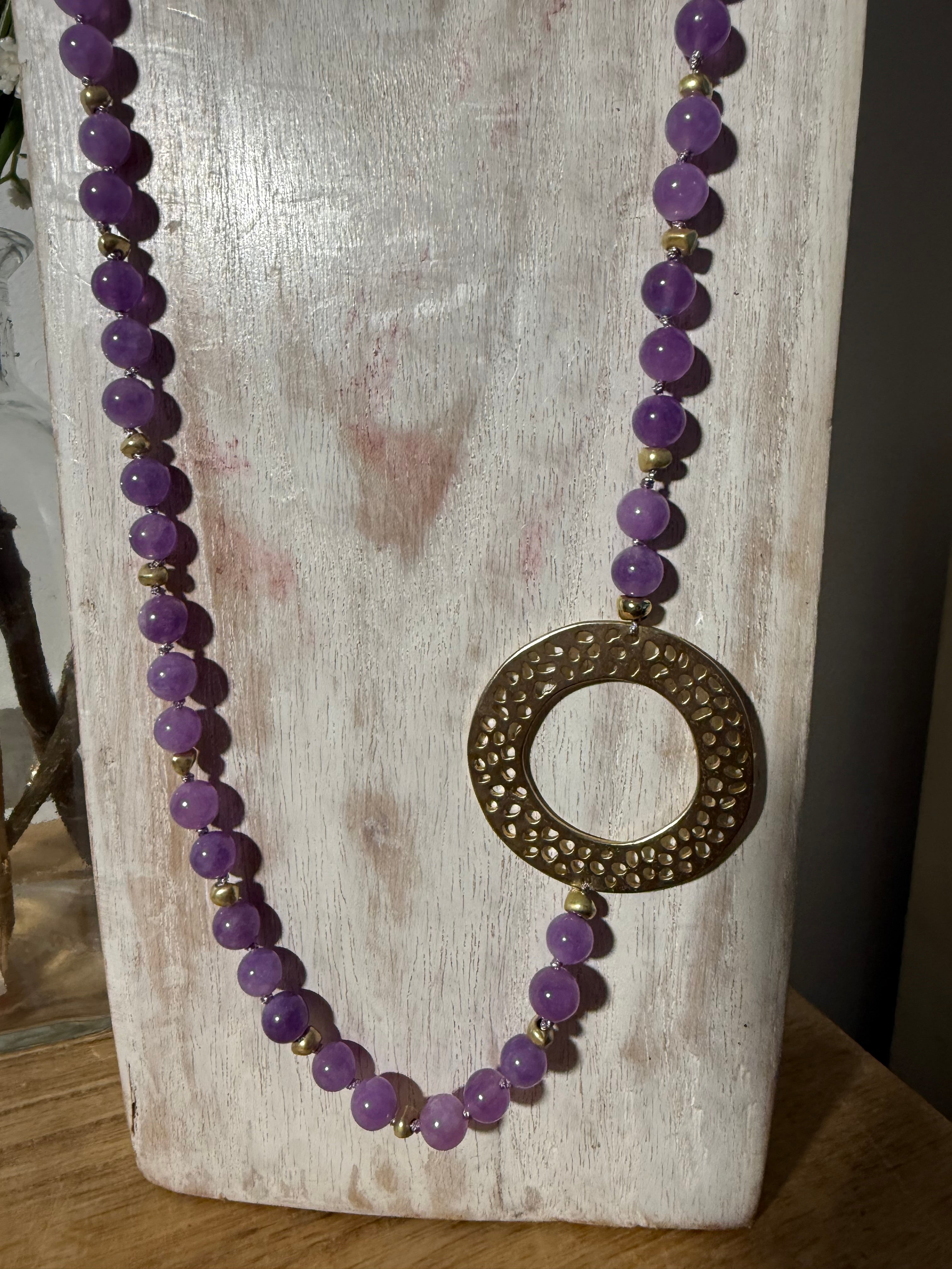 Collar "Nature" malva