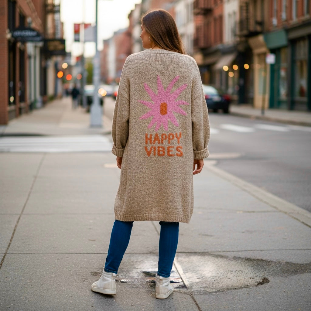 Cárdigan "Happy Vives"