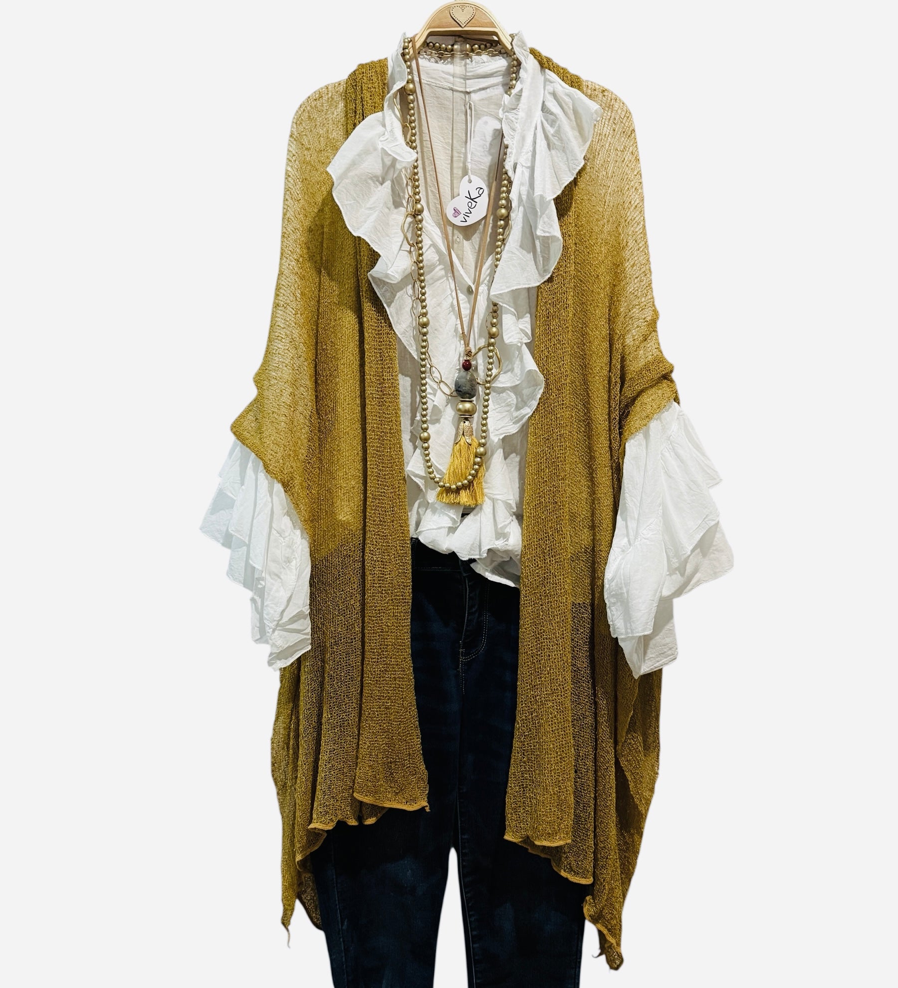 Chaqueta "Magia" ocre