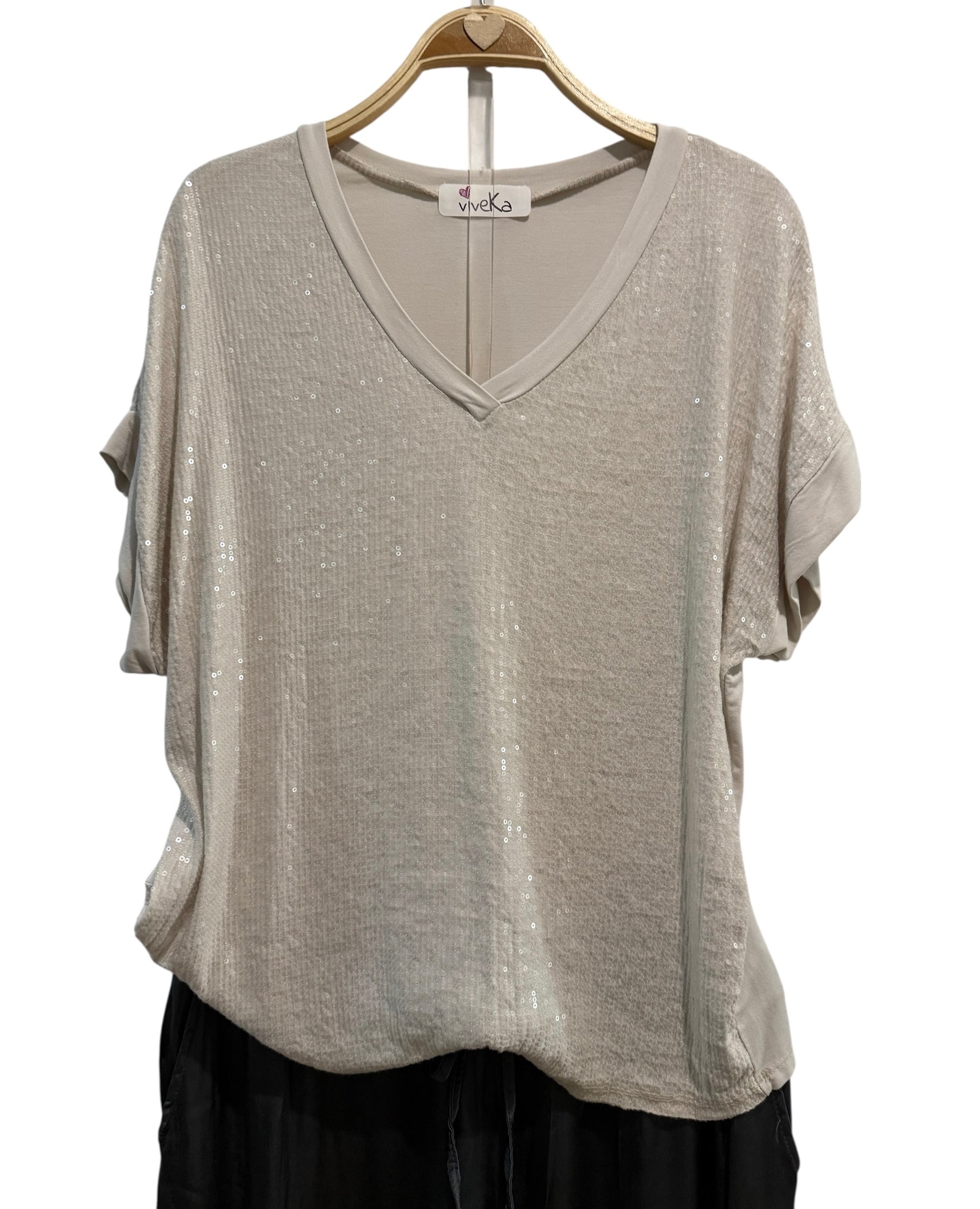 Camiseta "Paillettes"