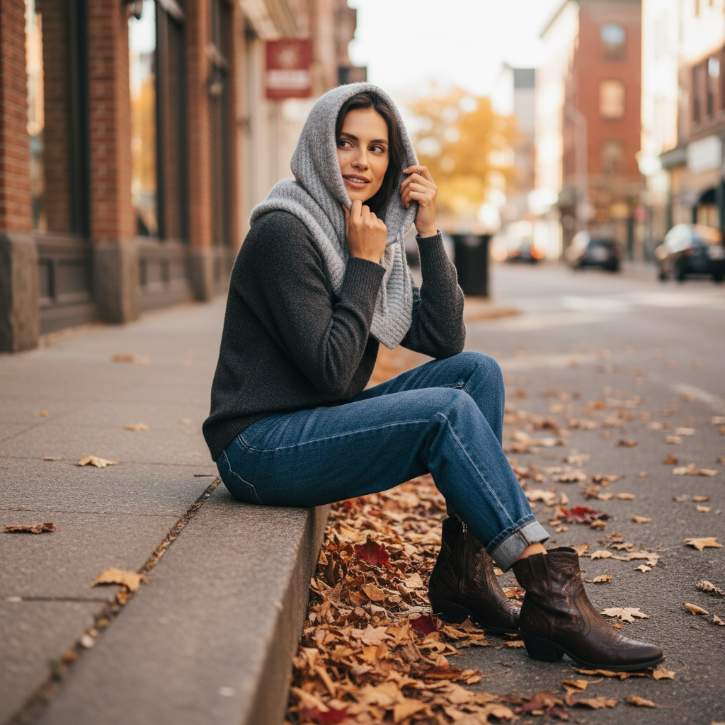 Balaclava "Diletta" gris