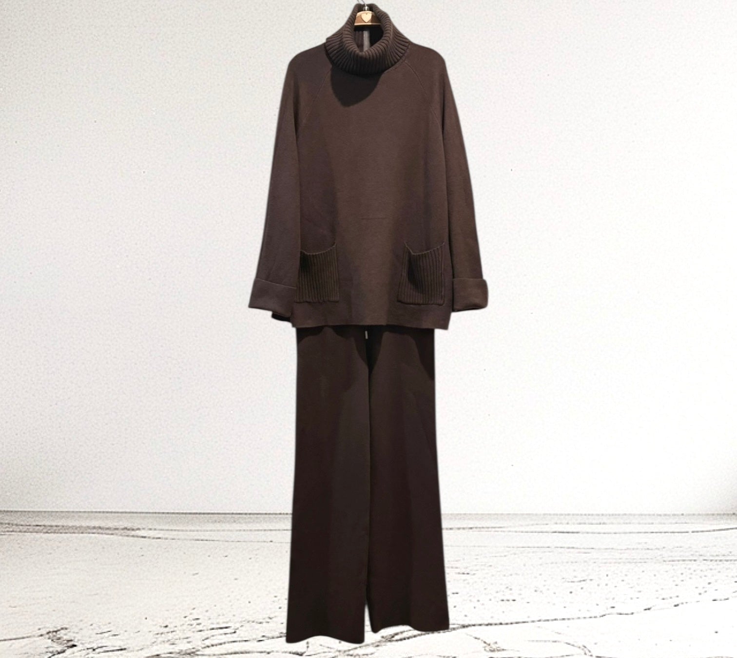 Conjunto "Lourdes" chocolate