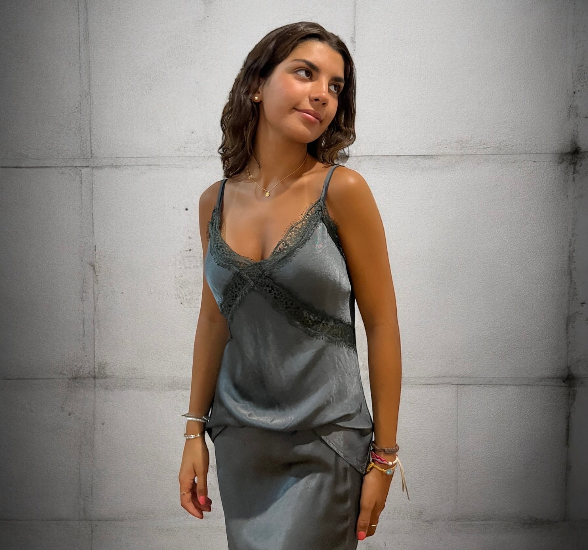 Lencero "Alma" gris cobalto