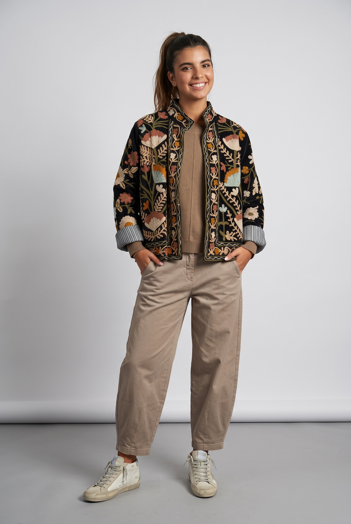 Chaqueta "India" negro