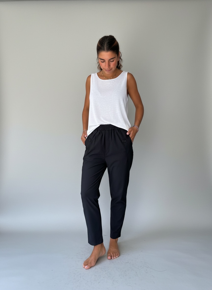 Pantalón "Slouchy Botones"