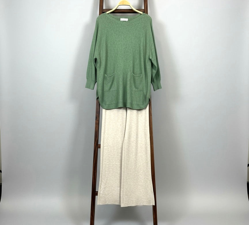Jersey "Básico Redondeado" verde