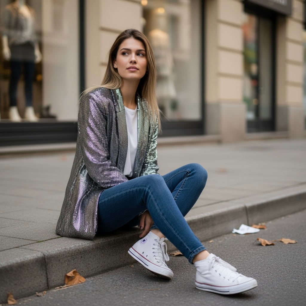 Blazer "Veneris" plata