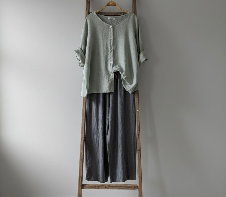Chaqueta/camisa "Ischia" verde clarito