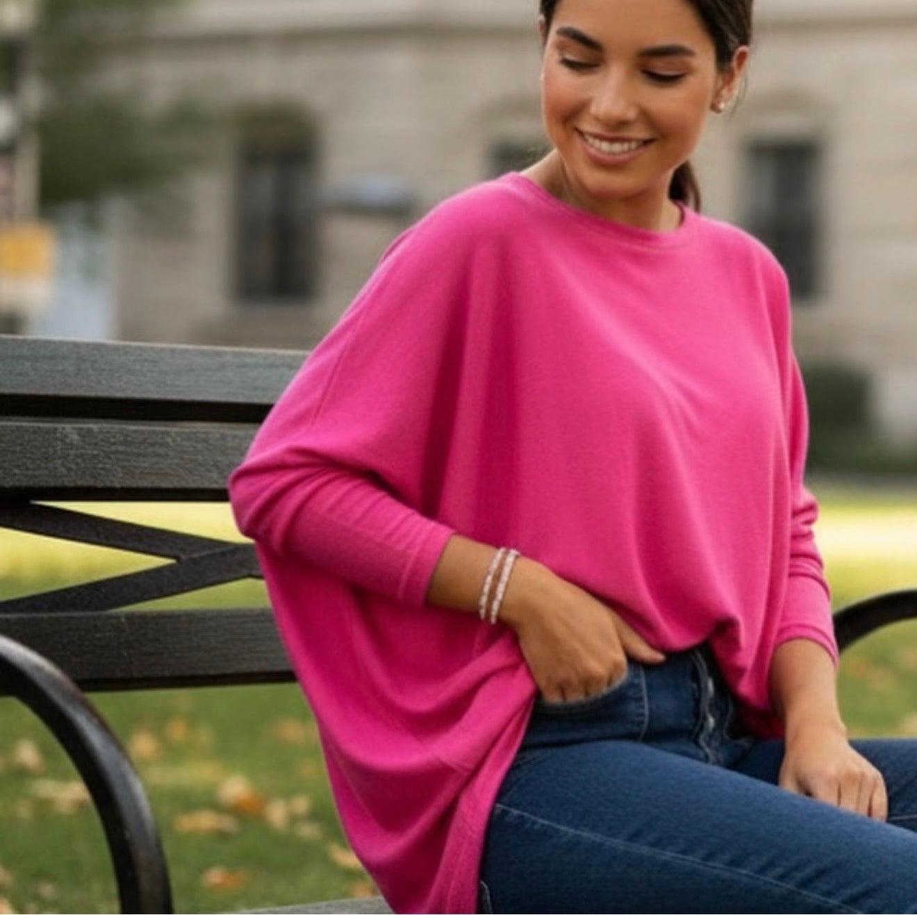 Jersey "Over Must" fucsia