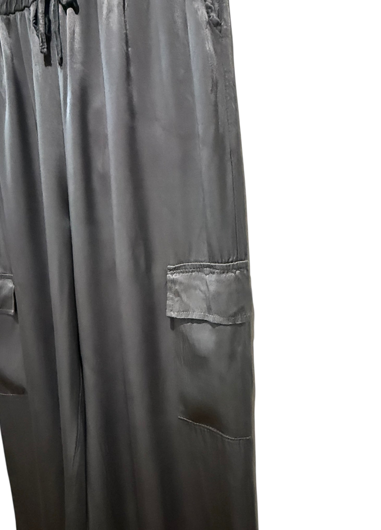 Pantalón "Mireia Cargo" gris antracita