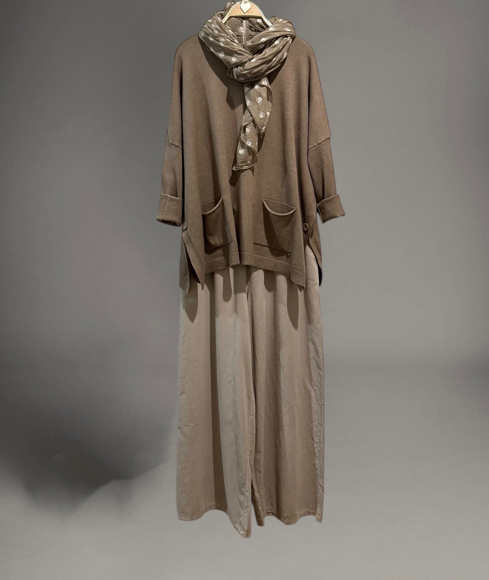 Jersey "Renée" topo oscuro