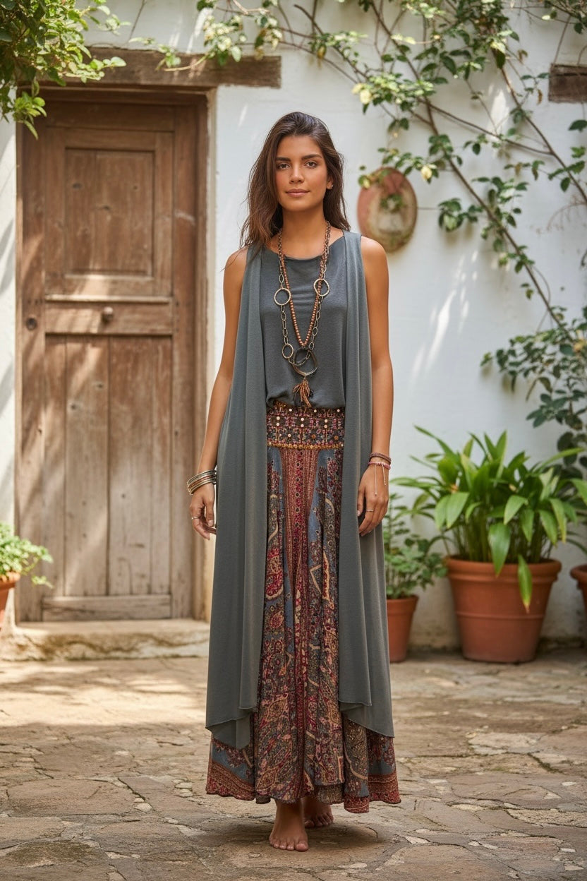 Camiseta "Cassandra" gris