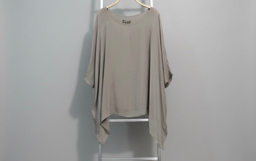 Blusa "Julieta" plomo