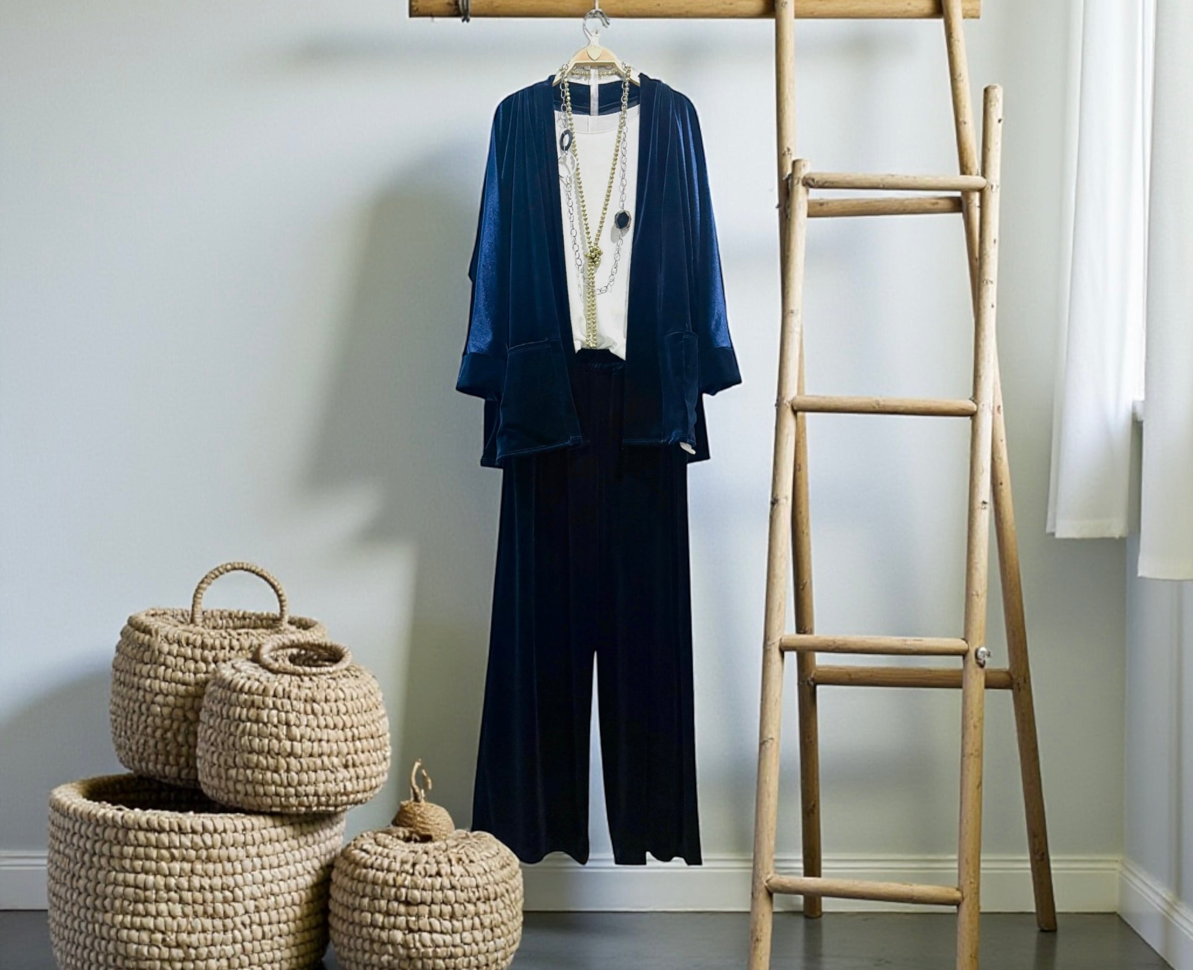 Pantalón "Giorgia" azul noche