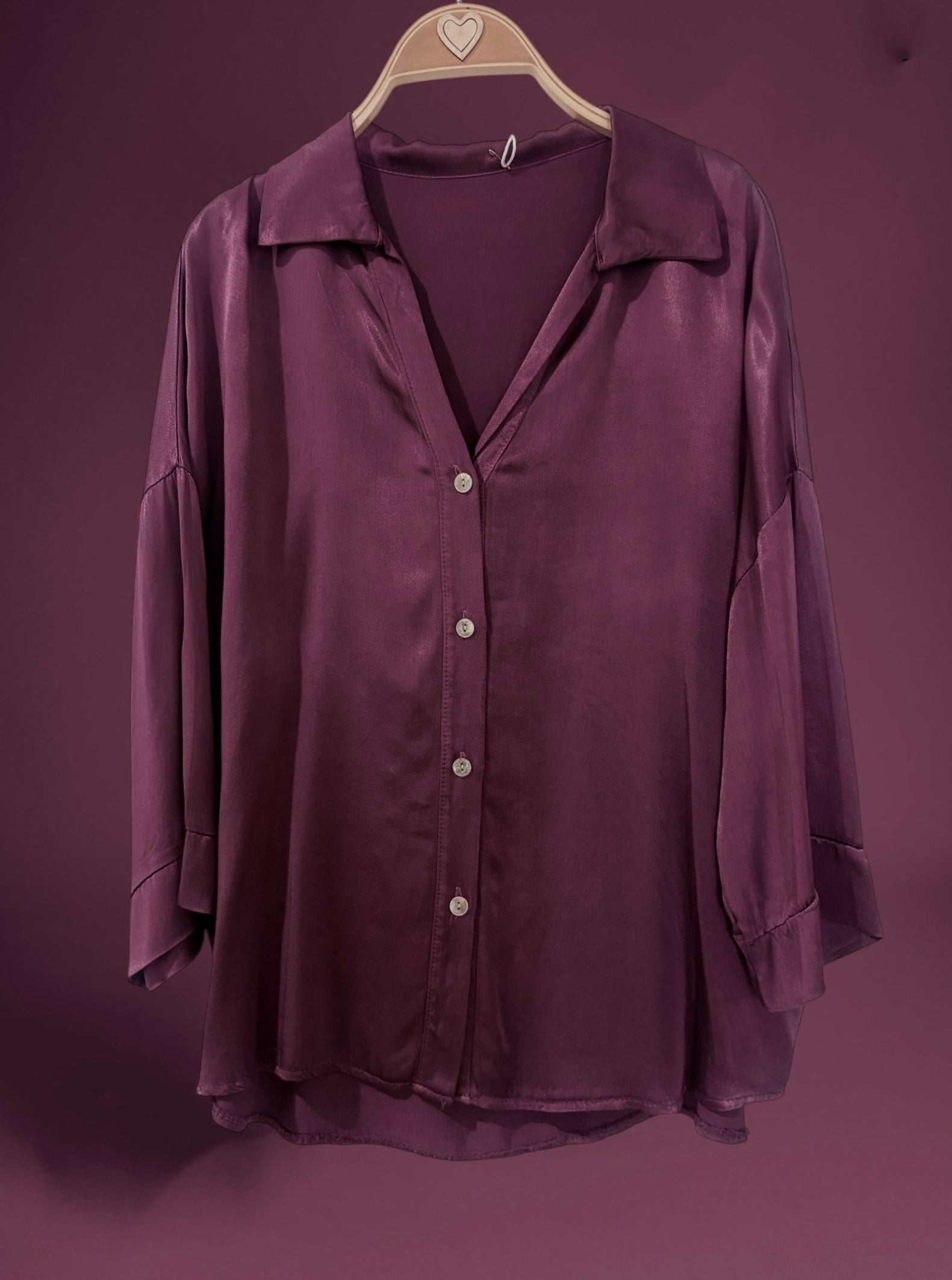 Blusa "Greta" burgandy