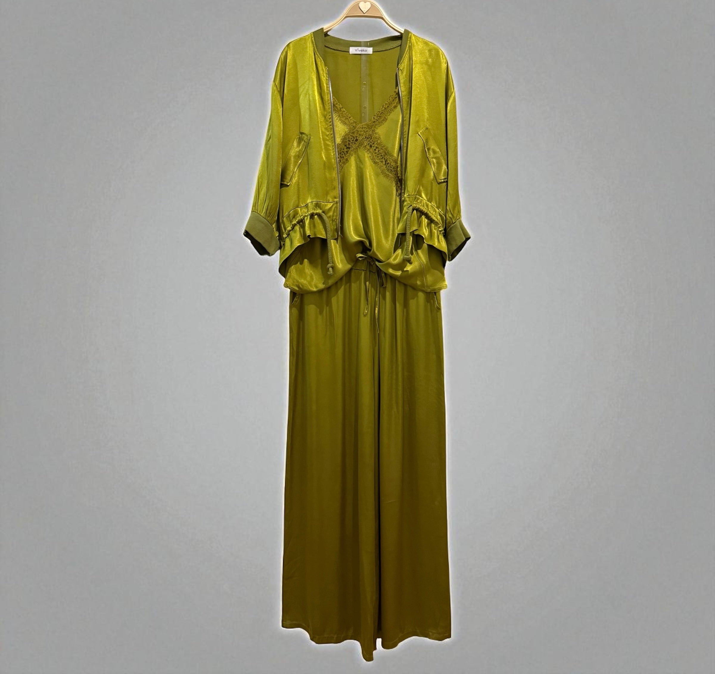 Lencero "Alma" verde oliva