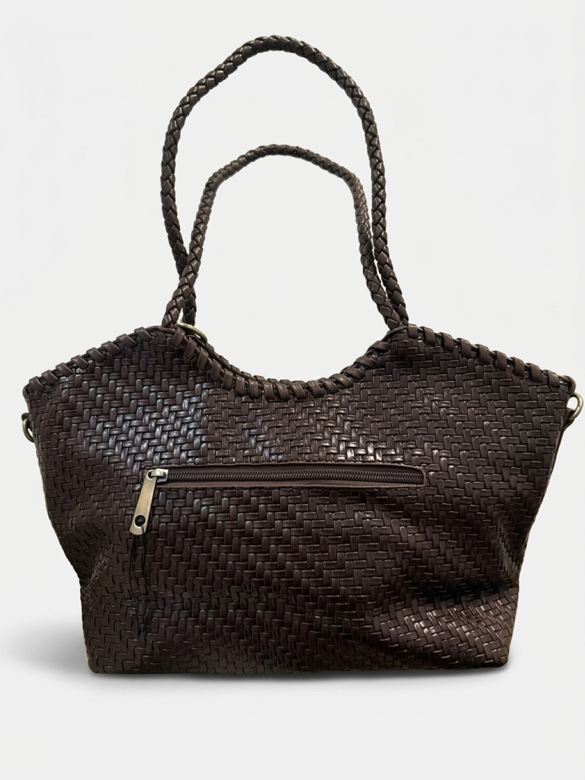Bolso "Trenzado" chocolate