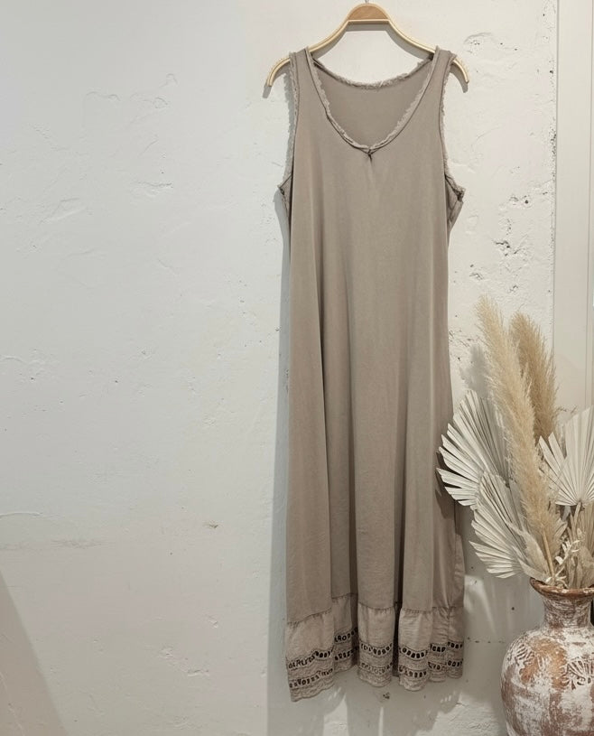 Vestido "Carola" topo