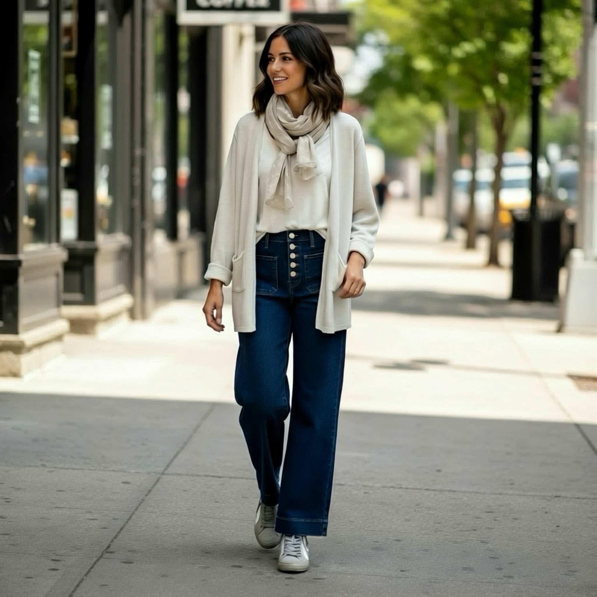 Chaqueta "Cósima" marfil