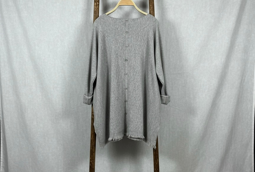 Jersey Botonadura gris