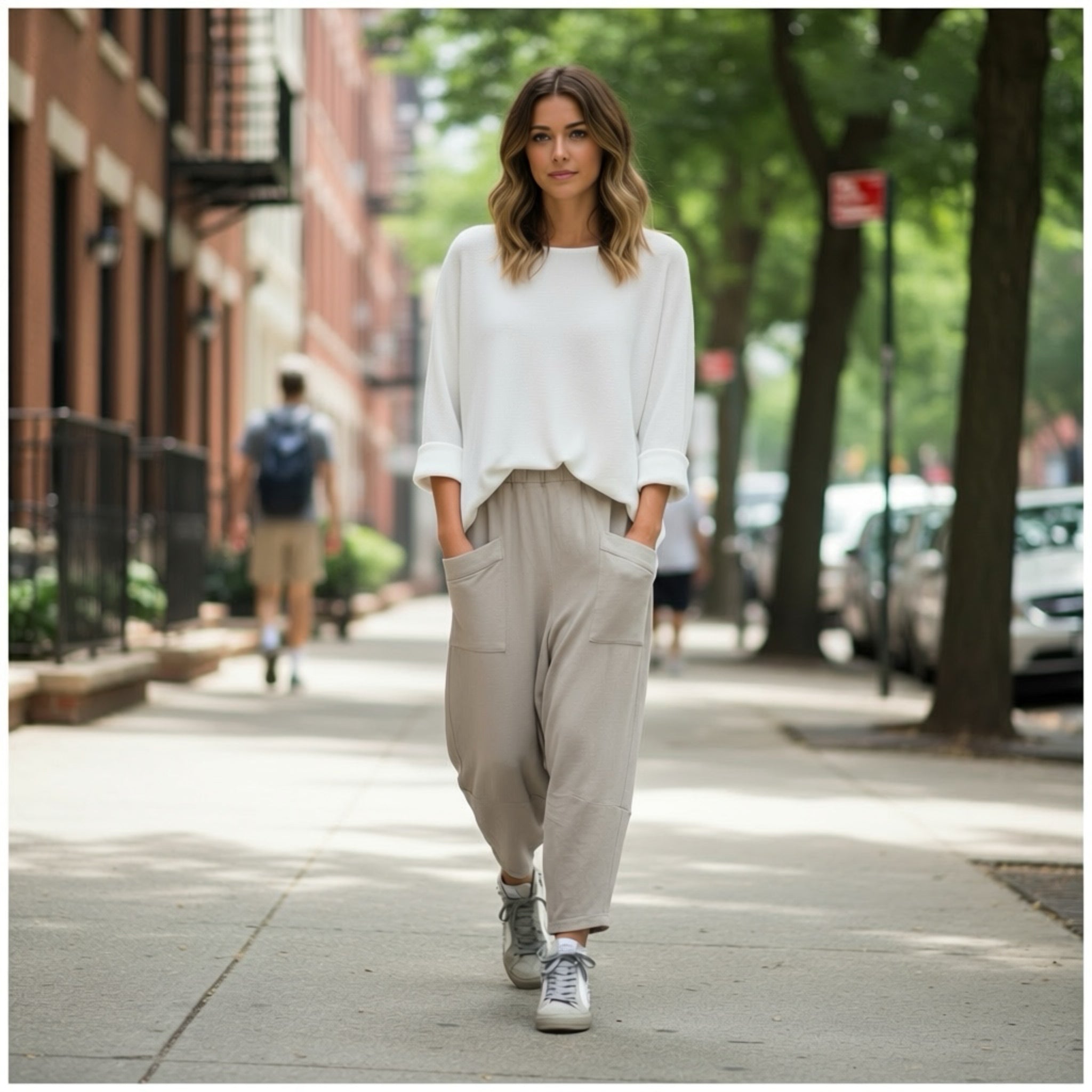 Jersey "Gemma" blanco