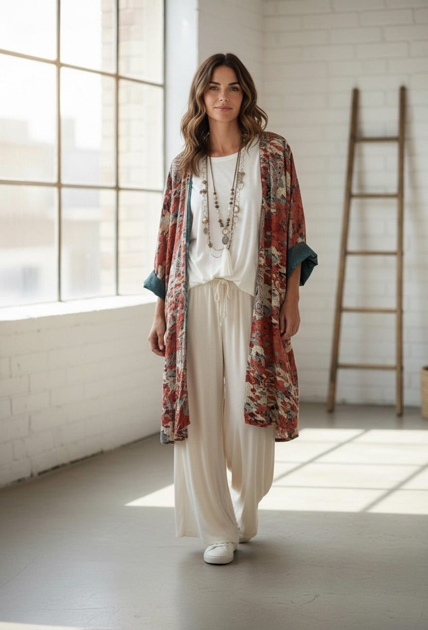 Kimono "Shalimar Armonía" largo