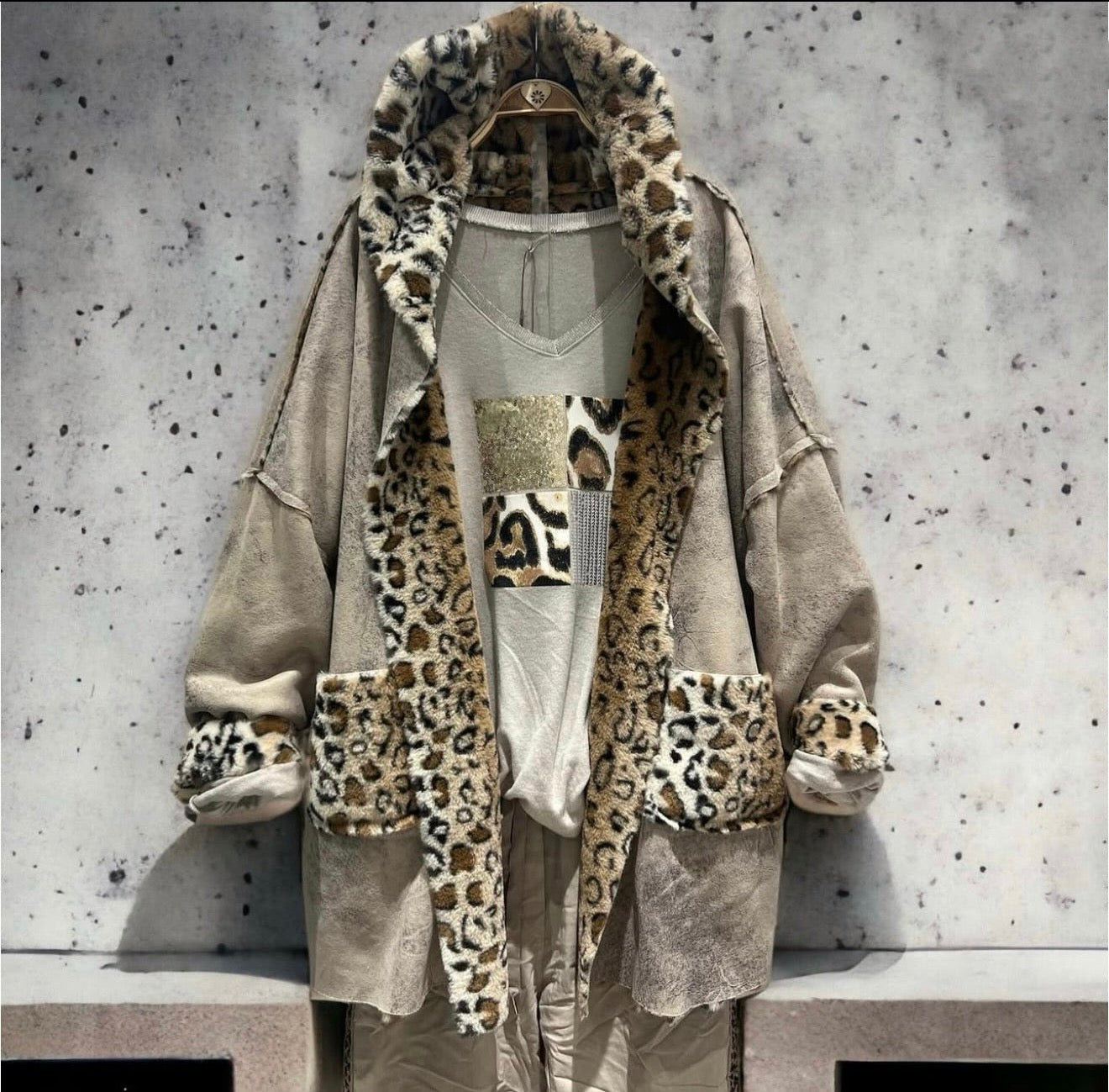 Abrigo "Margosha" corto hielo