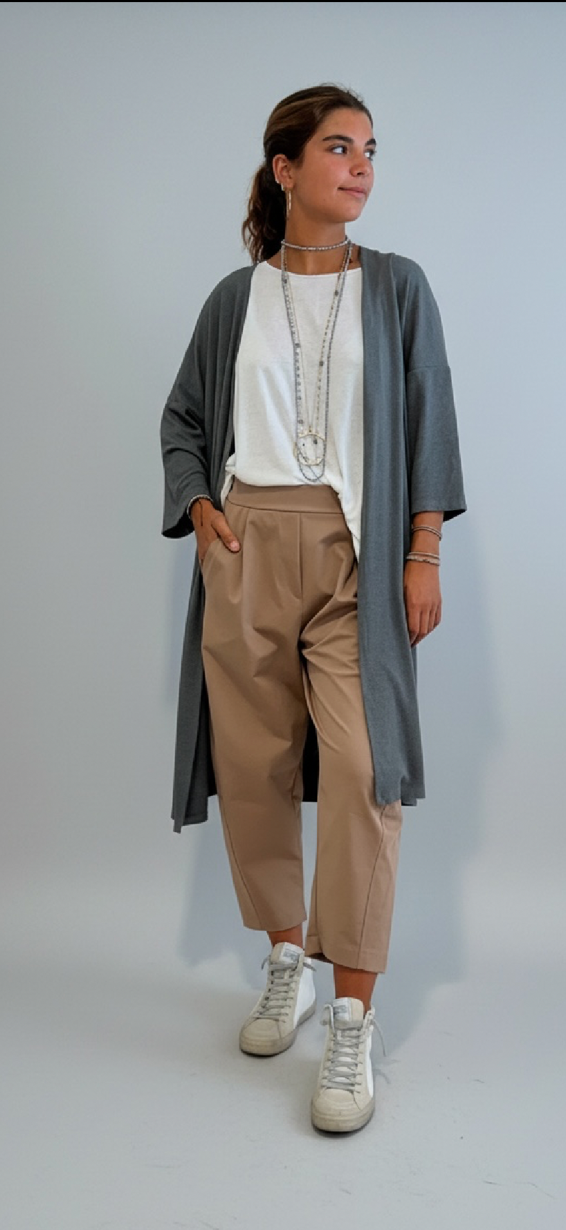 Cárdigan "Verona" gris