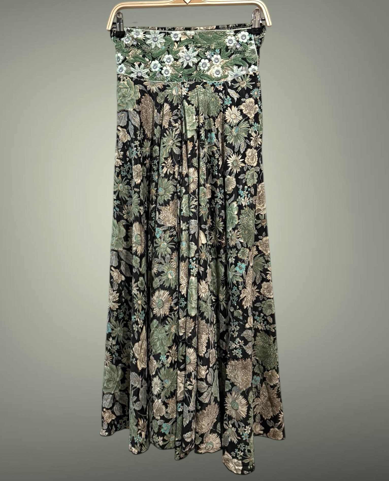 Falda pantalón "India Flores"