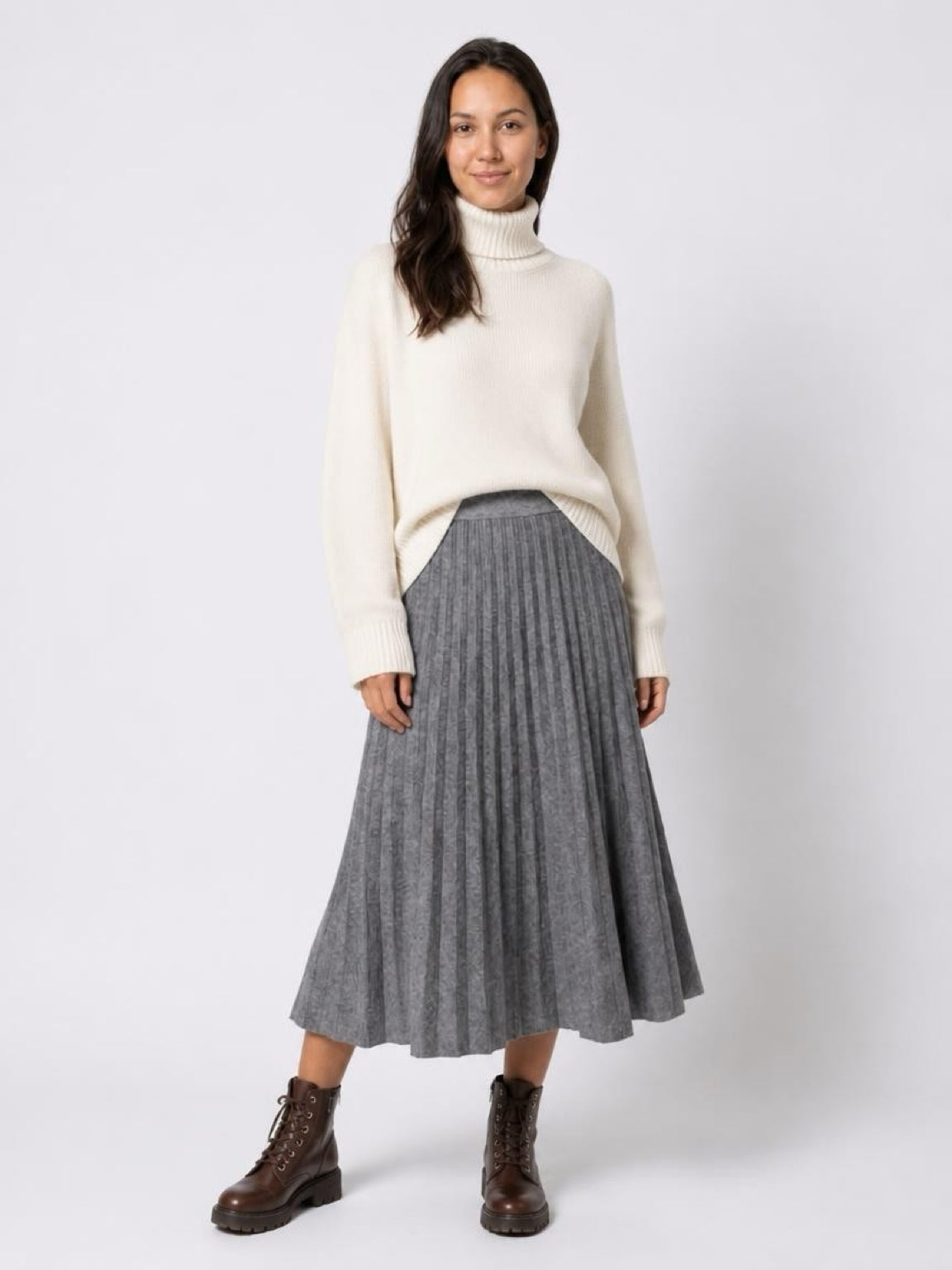 Falda "Berta" gris