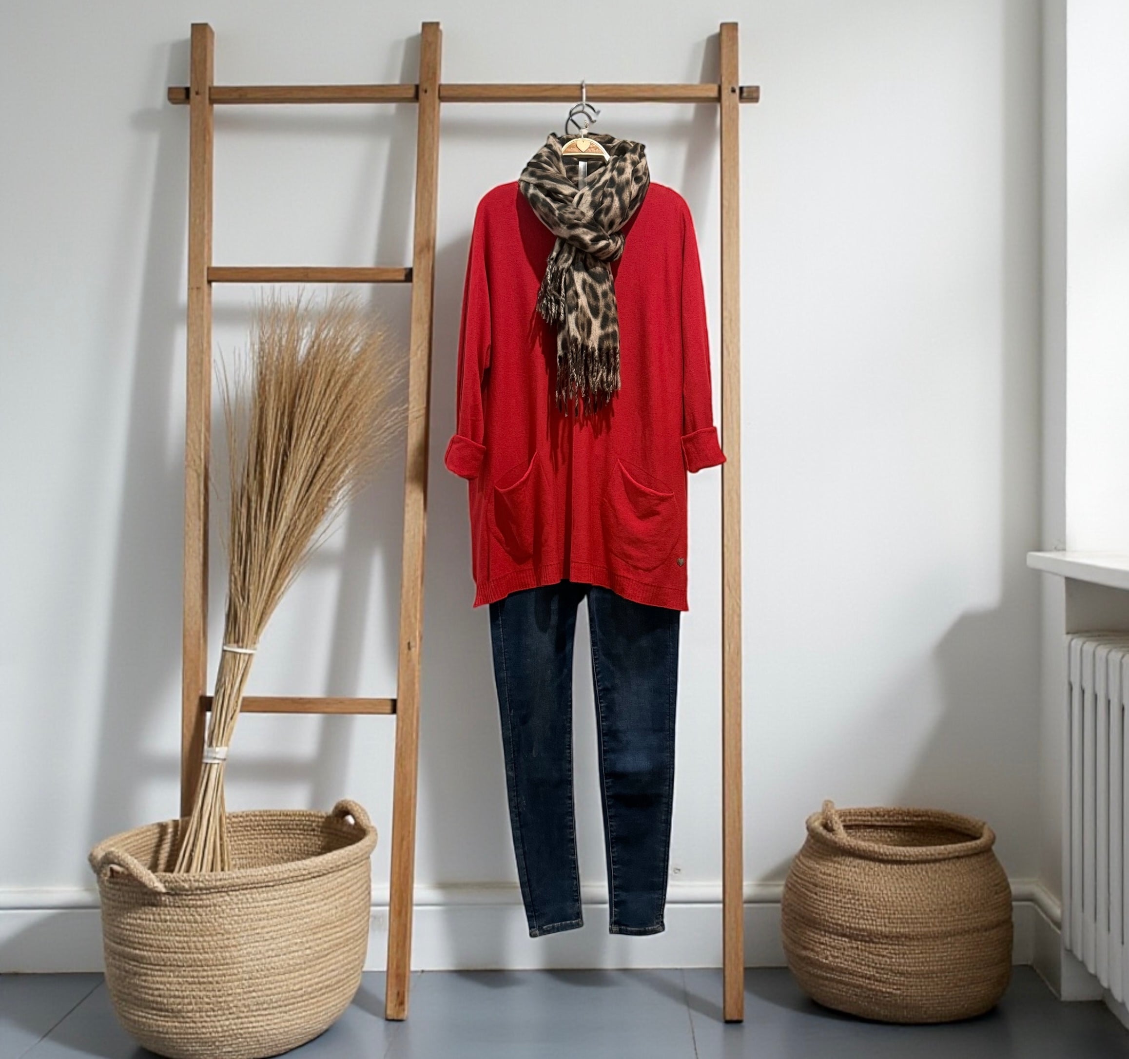 Jersey "Basic Pockets" rojo