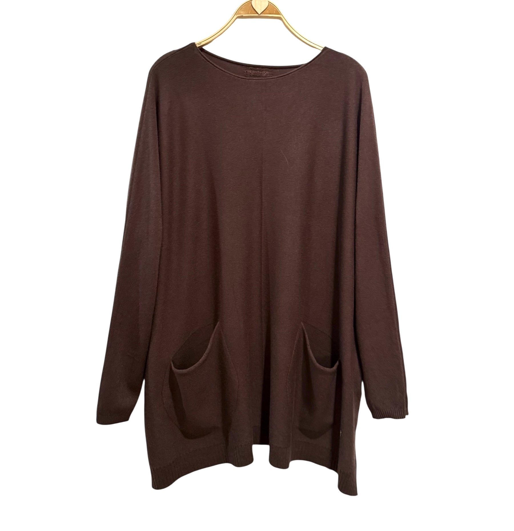 Jersey "Basic Pockets" chocolate