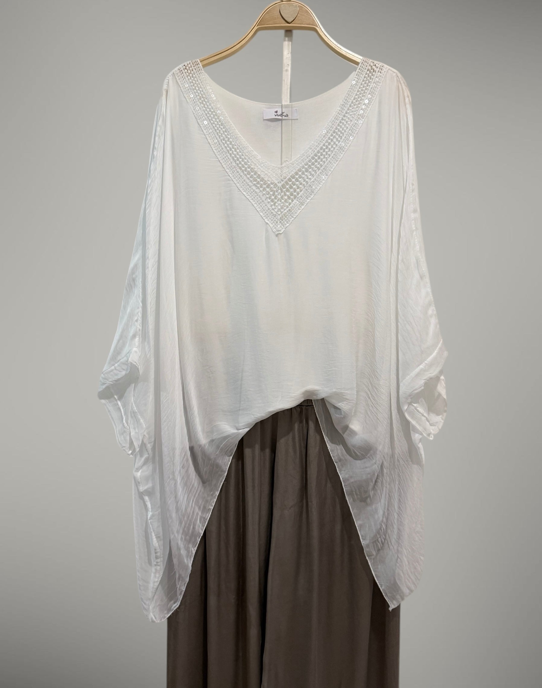 Blusa "Lorena" blanco