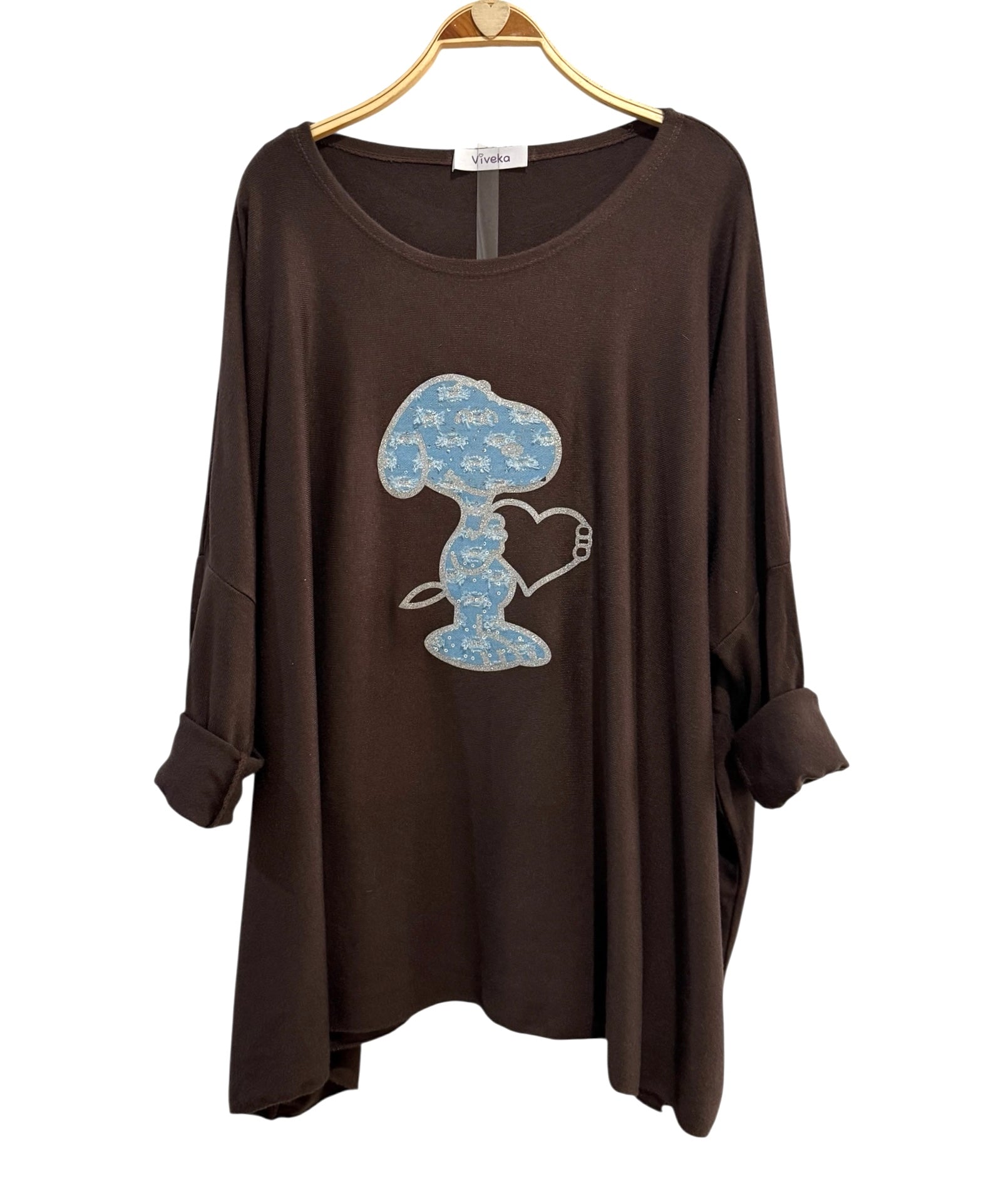 Jersey "Over Must Love" chocolate