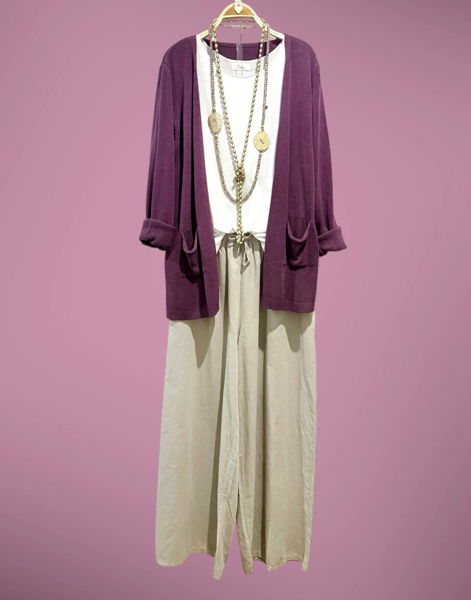 Chaqueta "Cósima" berenjena