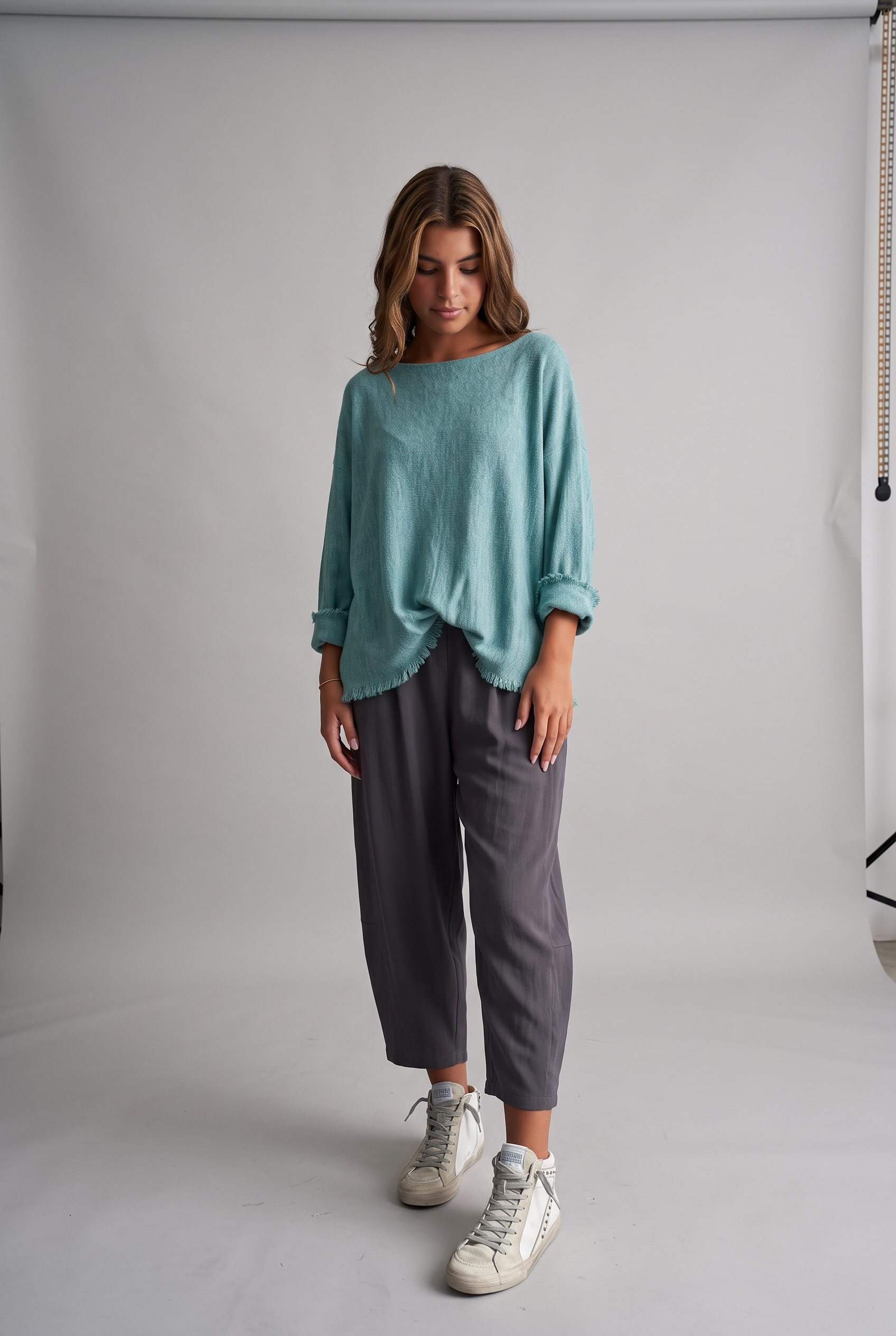 Jersey "Mezclilla" turquesa