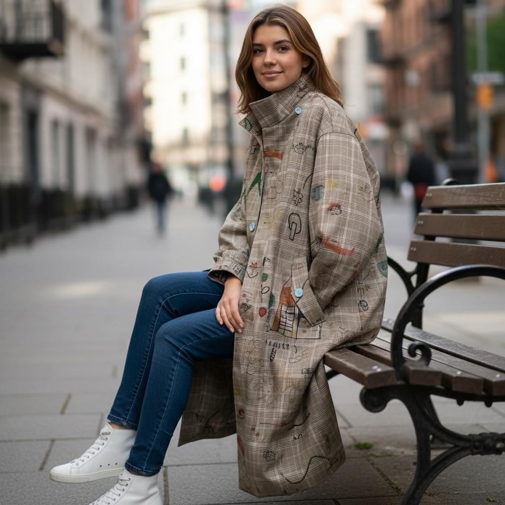 Trench "Chic Garabatos"